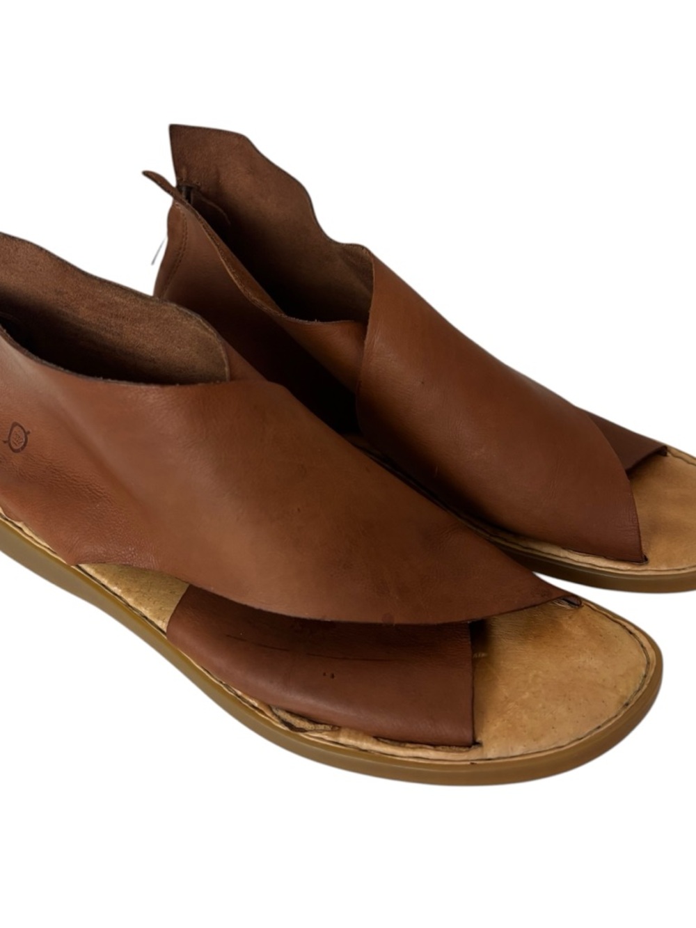 Born Women's Iwa Leather Sandals crisscross size 9M